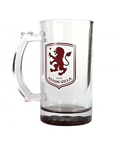 Aston Villa FC Stein Glass Tankard Maznun Football