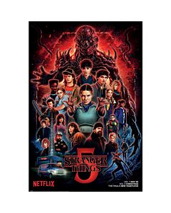 Stranger Things 5 One Sheet Poster 17 Maznun Football