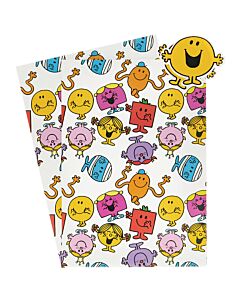 Mr. Men And Little Miss Gift Wrap Maznun Football