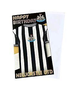 Newcastle United FC Retro Shirt Birthday Card Maznun Football