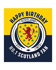 Scottish FA Birthday Card Maznun Football