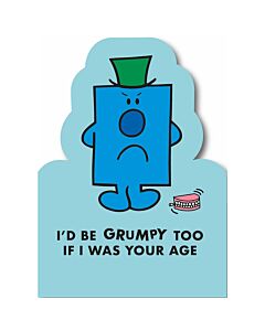 Mr. Men And Little Miss Mr Grumpy Birthday Card Maznun Football