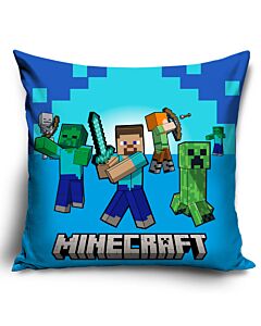 Minecraft Characters Velvet Feel Cushion Maznun Football
