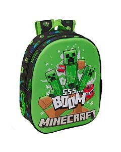 Minecraft 3D Junior Backpack Maznun Football