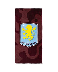 Aston Villa FC Shadow Crest Towel Maznun Football