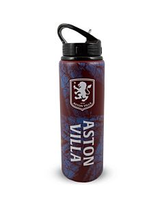 Aston Villa FC HD Printed Aluminium Drinks Bottle Maznun Football