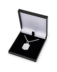 Aston Villa FC Silver Plated Boxed Pendant CR Maznun Football