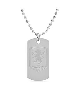 Aston Villa FC Engraved Dog Tag & Chain Maznun Football