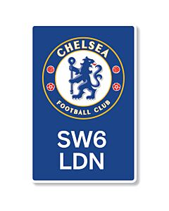 Chelsea FC Portrait LED Crest Sign Maznun Football