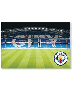 Manchester City FC Landscape LED Stadium Sign Maznun Football