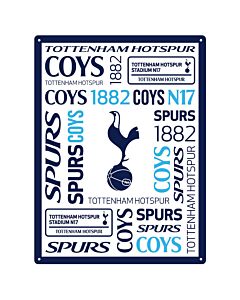 Tottenham Hotspur FC Large Montage Sign Maznun Football